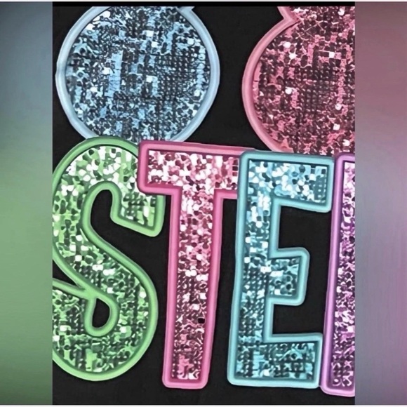 Happy Easter graphic transfer black loose fit holiday tee S M L XL 2XL 3XL - Picture 3 of 4